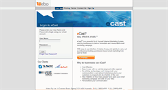 Desktop Screenshot of ecast.net.au