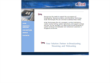 Tablet Screenshot of ecast.com.sg